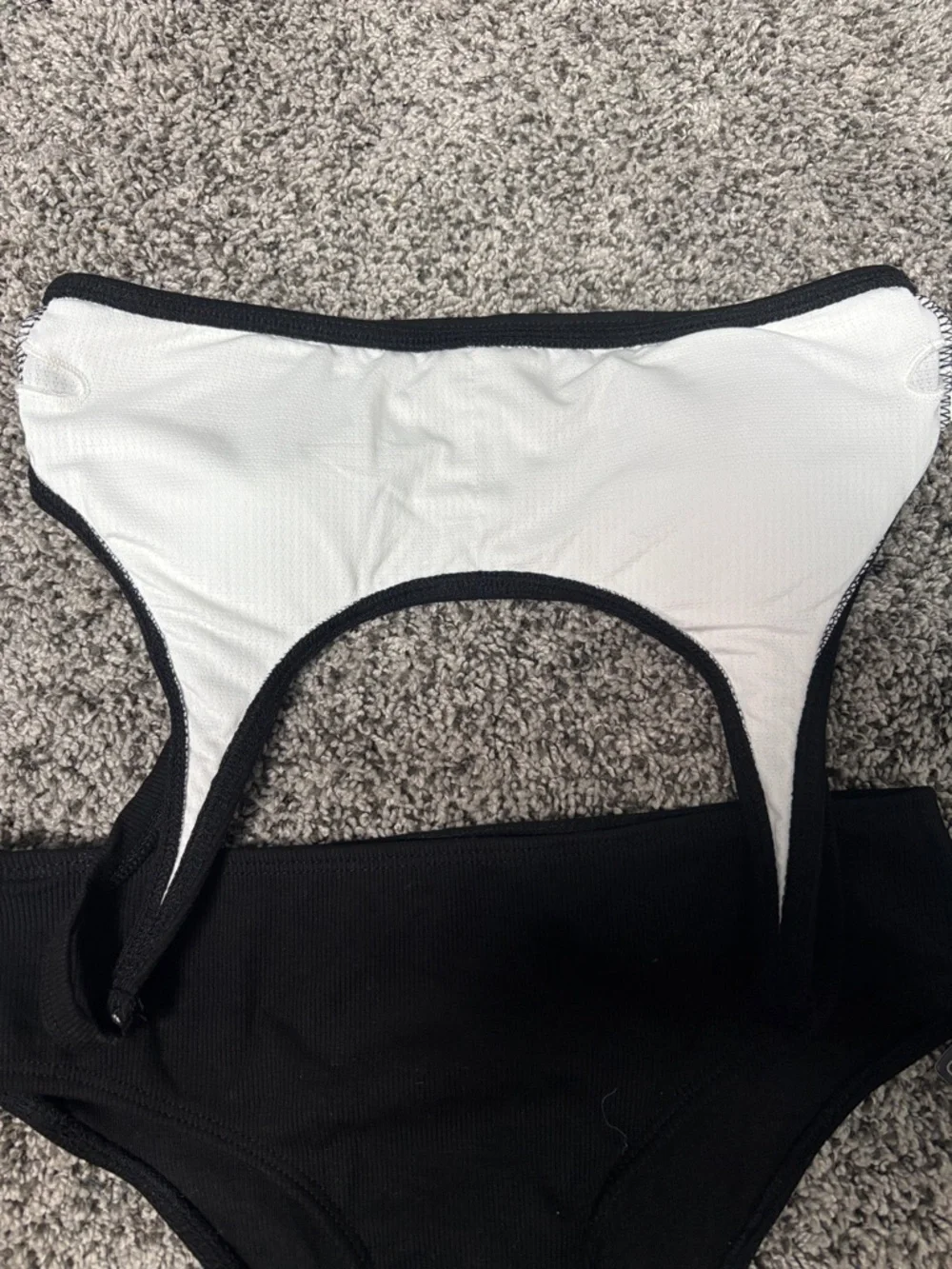 Miumiu Black Girls' Swim Bikini - Classic Coverage